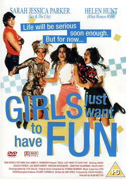 girls just want to have fun dvd cover girls just want to have fun dvd cover